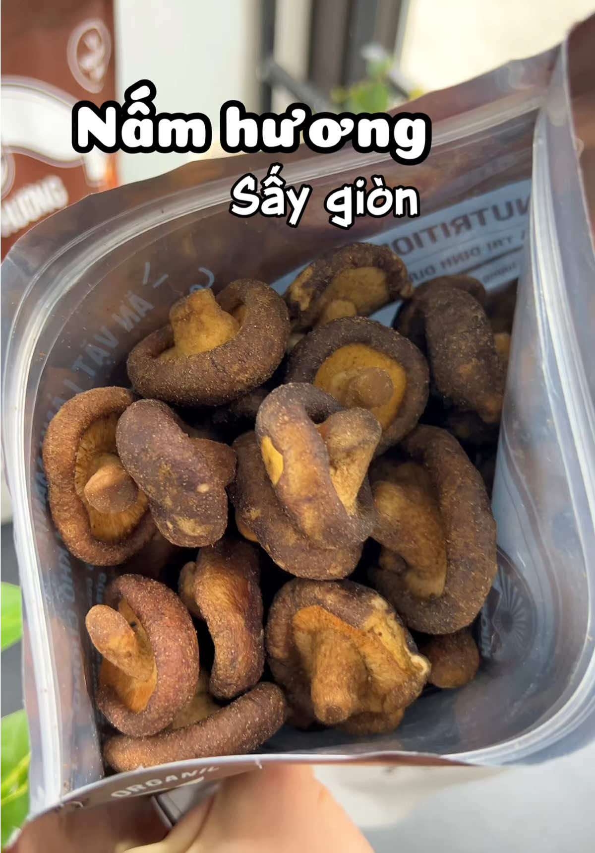 Bim Bim Nấm Hương Sấy Giòn #namhuong #namhuongsaygion #anvat #healthyfood #ancungtiktok 