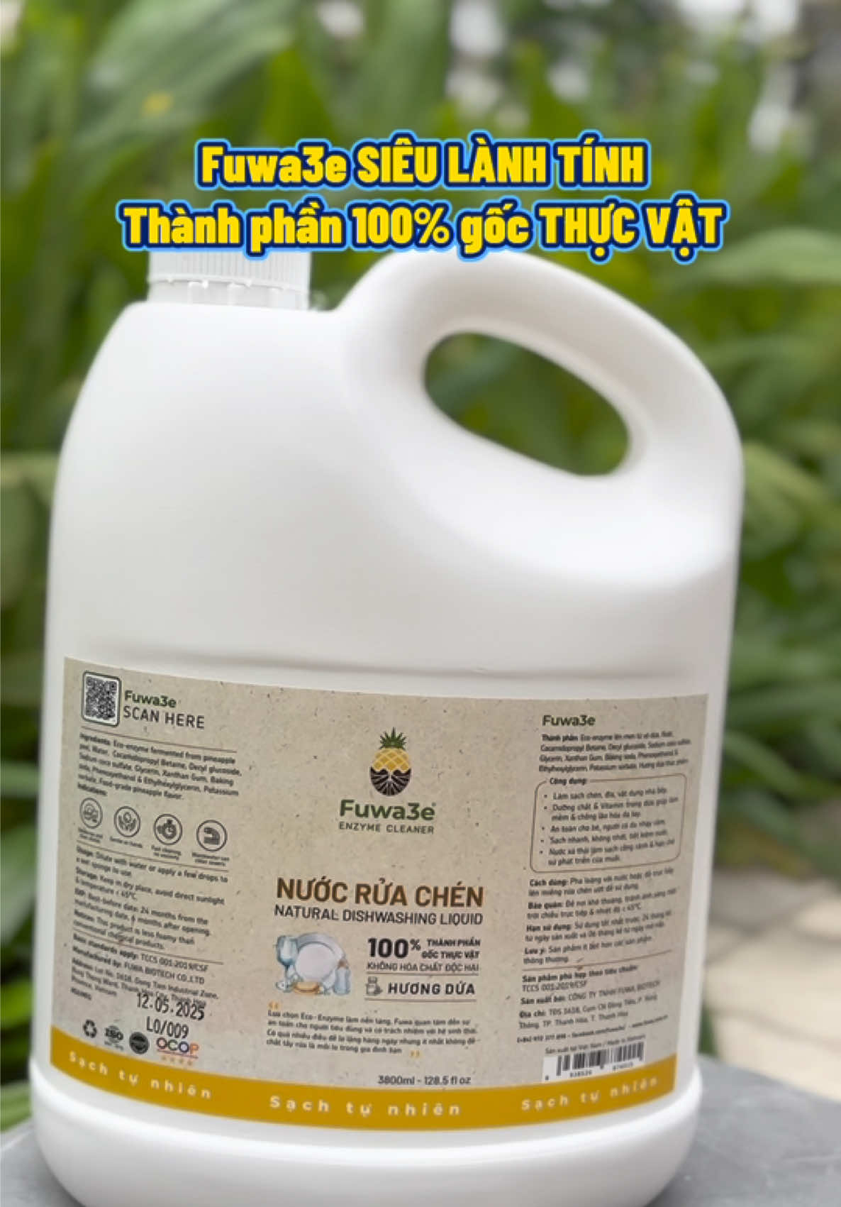 Căn bếp nhà mình đã dùng Fuwa3e thay thế các loại hoá chất từ 3 năm nay rồi, yên tâm lắm! #nuocruabat #nuocruabatsinhhoc #nuocruachen #nuocruachensinhhoc #fuwa3e 