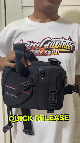 New Immortal Chest Bag V2 / Vlogging Bag with free water proof cover! 🤯🥰😍 #Immortal #Vlog #fyp #foryoupage #chestbag 