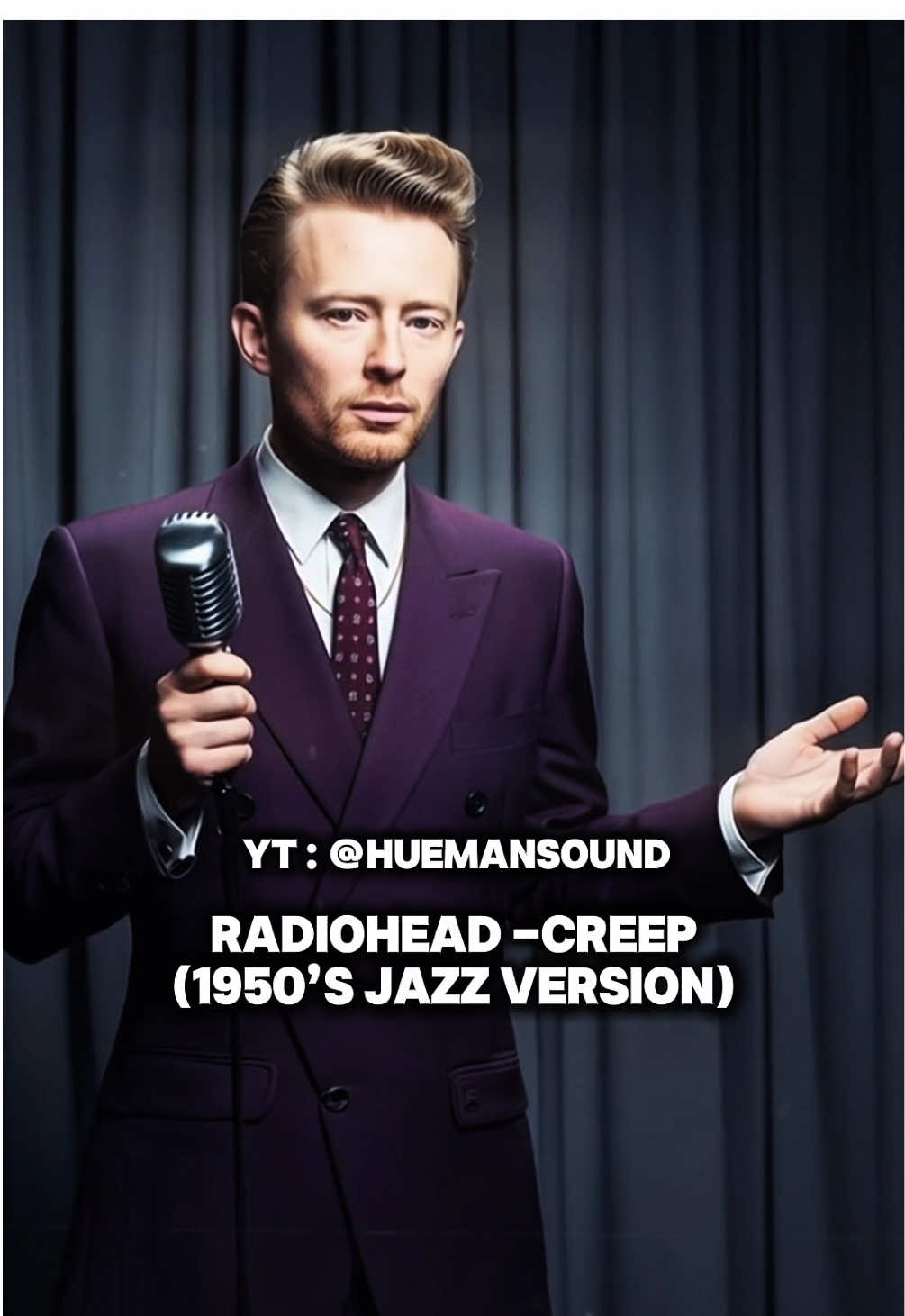 Replying to @elwincito Radiohead - Creep (1950's Jazz Version) #radiohead #radioheadcreep #thomyorke #aicover #jazz 