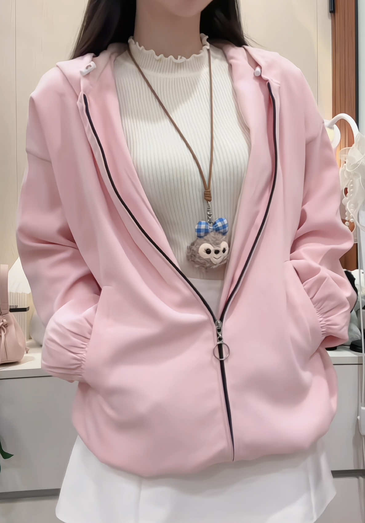 Áo khoác form rộng, mũ to nam nữ đều mặc được #aokhoac #aokhoacnamnu #OOTD #outfitideas #viralvideo 