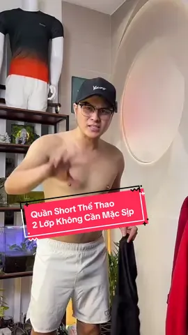 Quần Short Thể Thao 2 Lớp Không Cần Mặc Sịp. #bettershop #quanshort2lop 