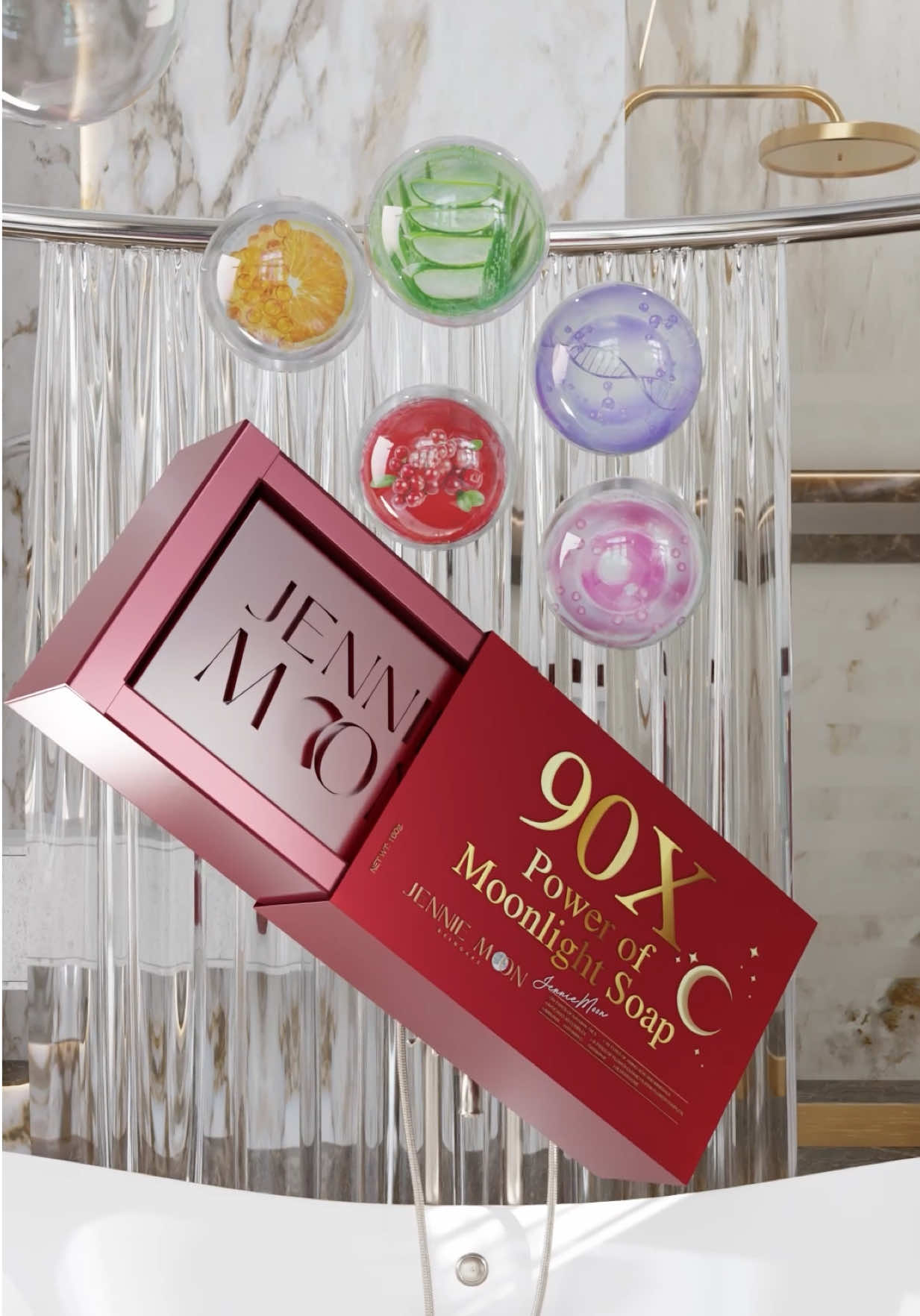 Reveal your glow under the Moonlight 🌕 The new Jennie Moon 90X Soap is here — soft skin, and an unforgettable scent 💛 Feel the power of Moonlight in every wash. #JennieMoon90X #90xpowerofmoonlightsoap #สบู่90x #JennieMoon #เจนนี่มูน  