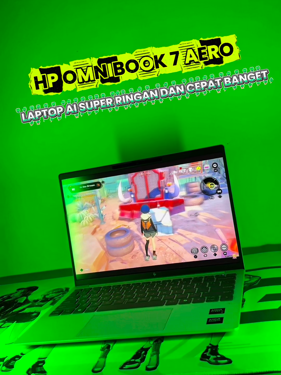 💻 Siap upgrade ke laptop AI super canggih? Inilah HP OmniBook 7 Aero - ringan banget, cuma 1 kilo-an, tapi performanya gokil! ⚡ #hpomnibook7aero  #laptopai #laptopcanggih  #ryzenai  #laptoppremium 