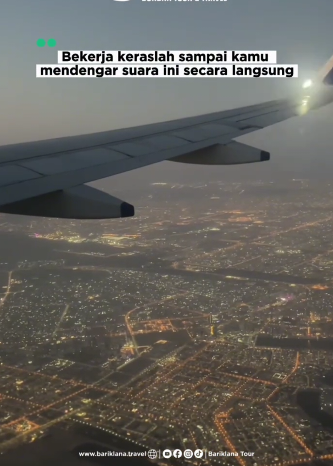 Teruslah bekerja keras meski kadang capek, meski hasilnya belum terlihat. Karena suatu hari nanti, semua lelah itu akan terbayar saat telinga ini mendengar suara yang paling menenangkan 🕋✨ #BariklanaBurdahNusantara #UmrohBersamaBariklana #MotivasiHati #PerjalananSuci