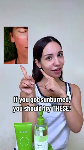 If you have sunburned skin and don’t know what skincare products you should be using.. then I got you! I found out that “mung bean” as an ingredient is super good to cool down and calm irritated skin, so check for products that contain it! #skincareproduct #koreanskincare #koreanskincareproducts #skincareproductsmusthave #beplainskindetox 