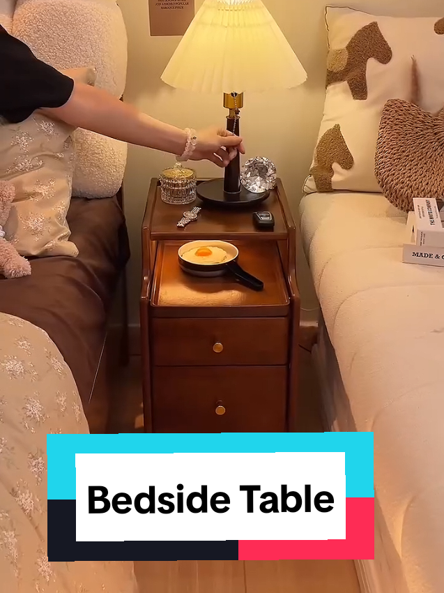 Ultra Narrow Bedside table‼️ ganda ng quality at perfect sa kwarto o kahit sa mini sala🤗 #bedsidetable #aesthetic #affiliatetiktok #tiktokph #fyp 