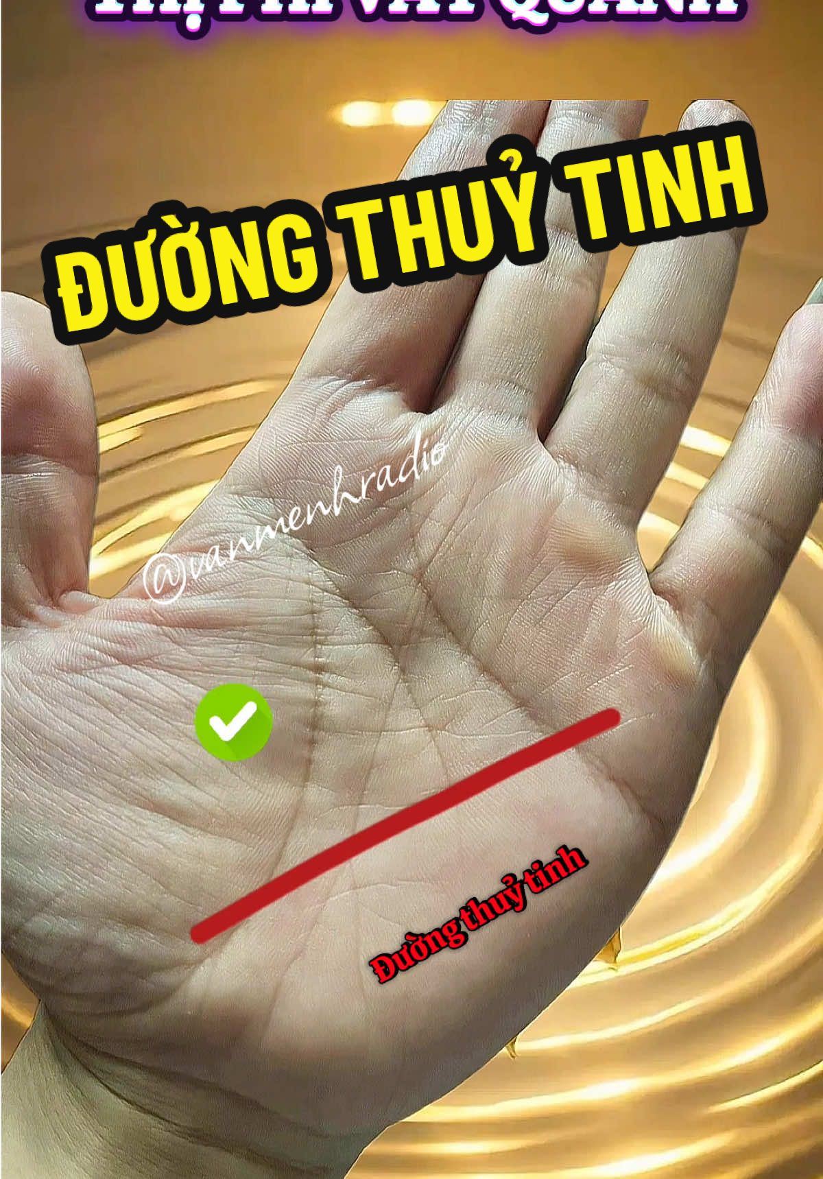 ĐƯỜNG THUỶ TINH #vậnmệnhradio #xemchitayonline #LearnOnTikTok #xemboi #boichitay 