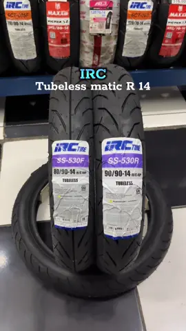 Irc tubeless ring 14 std motor beat vario scoopy spacy dll. Good tire good ride ! #banmotormatic #banrodadua #goodtiregoodride #foryou #fyp 