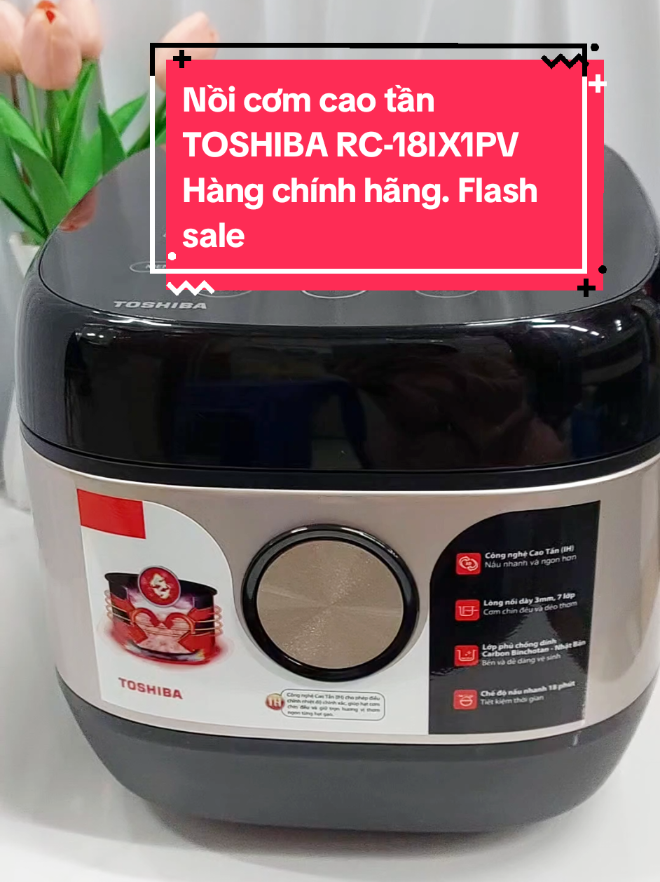 Review Nồi cơm cao tần Toshiba 1.8L chính hãng#RC18IX1PV #toshiba #giadung #nồi cơm điện#Bình review893
