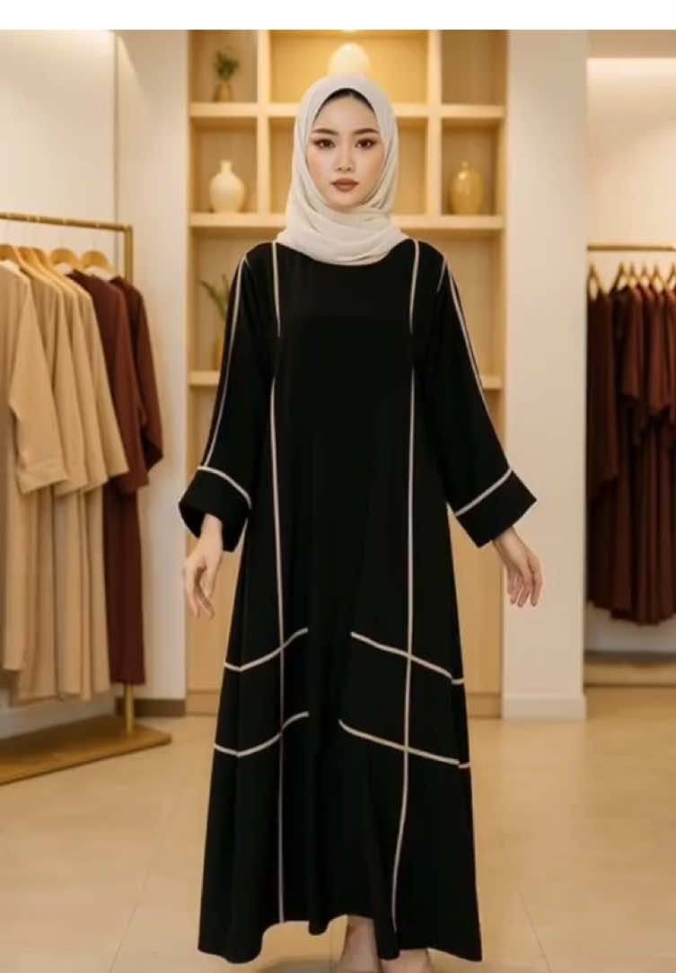 Kairo Abaya Jumbo LD 130 Rayon Premium Resleting Depan Simple Elegan Kondangan Pengajian Arisan #abaya #abayakondangan #abayastyle #abayapremium #fyp 