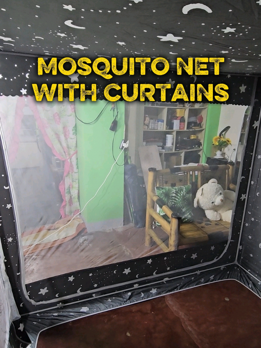 Mosquito Net with 3 zipper door #mosquitonet#antimosquito #kulambo#mosquitoproof #mosquitonetcurtains 