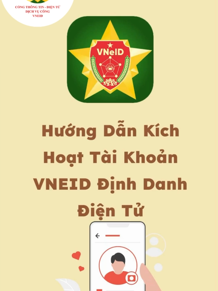 Hướng Dẫn Kích hoạt Tài Khoản VNEID định danh điện tử MỌI THẮC MẮC NHẮN TIN VỀ FANPAGE ĐỂ ĐƯỢC HỖ TRỢ PHẢN HỒI 24/24 FANPAGE: https://www.facebook.com/ho.tro.dvc.online YOUTUBE: https://www.youtube.com/@hotrodichvucongvneid TIKTOK: tiktok.com/@ho.tro.dvc.online.24h #bocongan #vneid #kichhoatvneid #reels #hot #viral