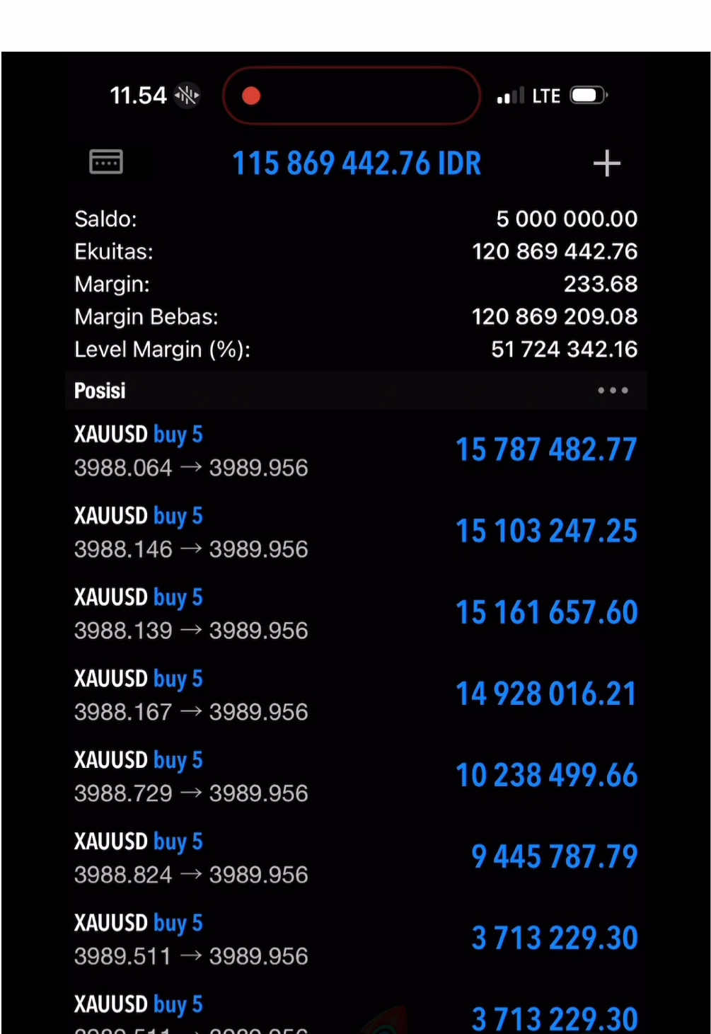 “Bro, ini cuma pergerakan 2 menit, tapi gue nunggu dari pagi buat nemuin zona zero floating ini, kopi udah sampe bikin lagi ini Gak bisa buru-buru, modal gede emang bikin deg-degan, tapi gue tetep disiplin sesuai plan: 💰 Batas modal harian gue 10 juta — mau profit atau rugi, abis itu gue stop. Biasanya gue start 1 jutaan → jadi 10x kesempatan. Hari ini karena beberapa entry awal MC, gue start dari 5 juta. Sisa 2x kesempatan. Meskipun trade ke 4 ini gue profit segitu, gue gak gunain profitnya buat dijadiin tambahan modal harian, gue   gue simpan profitnya biar aman, gak langsung gue reinvest, ya ada bayangan kalo ini gue pake 50 jutanya gue bisa punya 52x kesempatan dan harapan profit lebih besar. Tapi tidak bro gue udah lepas dari tipu daya bayang-bayang itu.  Lo juga bisa pakai metode ini meskipun modal di bawah 1 juta. Contoh: 	•	Modal 800 ribu → bisa dibagi 4-8x kesempatan, sesuai gaya lo. 	•	Start tiap trade kecil, disiplin maksimal modal harian. 📌 Di grub privat gue, gue bakal ajarin dan pantau lo step by step: 	•	Cara manage risiko yang bener 	•	Cara nemuin zona zero floating 	•	Kapan lo bisa hold & kapan harus scalping 	•	Semua praktek real, bukan teori ribet 🎯 Gue punya beberapa grub: pemula & profesional scalper. Lo bisa pilih sesuai level lo. Grub gue gratis bro, kalo lo mau join dan niat belajar dan disiplin. Komen “mau” atau DM gue langsung biar gue add lo sekarang 🚀 #tradingforex #trading #forex #gold #xauusd 