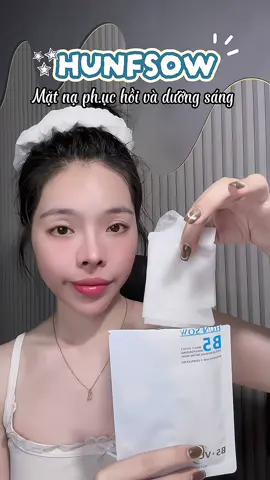 Mặt nạ B5 cấp ẩm ph.ục hồi dưỡng sáng da của nhà HUNFSOW 😜#miariviu #matnaB5 #matnacapam #matnahunfsow #hunfsow 