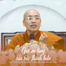 Giữ im lặng của bậc Thánh hiền | Ni Sư Liễu Pháp thuyết giảng ____ Nội dung được trích từ buổi pháp thoại: Sức Mạnh Tiềm Thức #phatgiaonguyenthuy #Theravada #NiSuLieuPhap #vicusitre