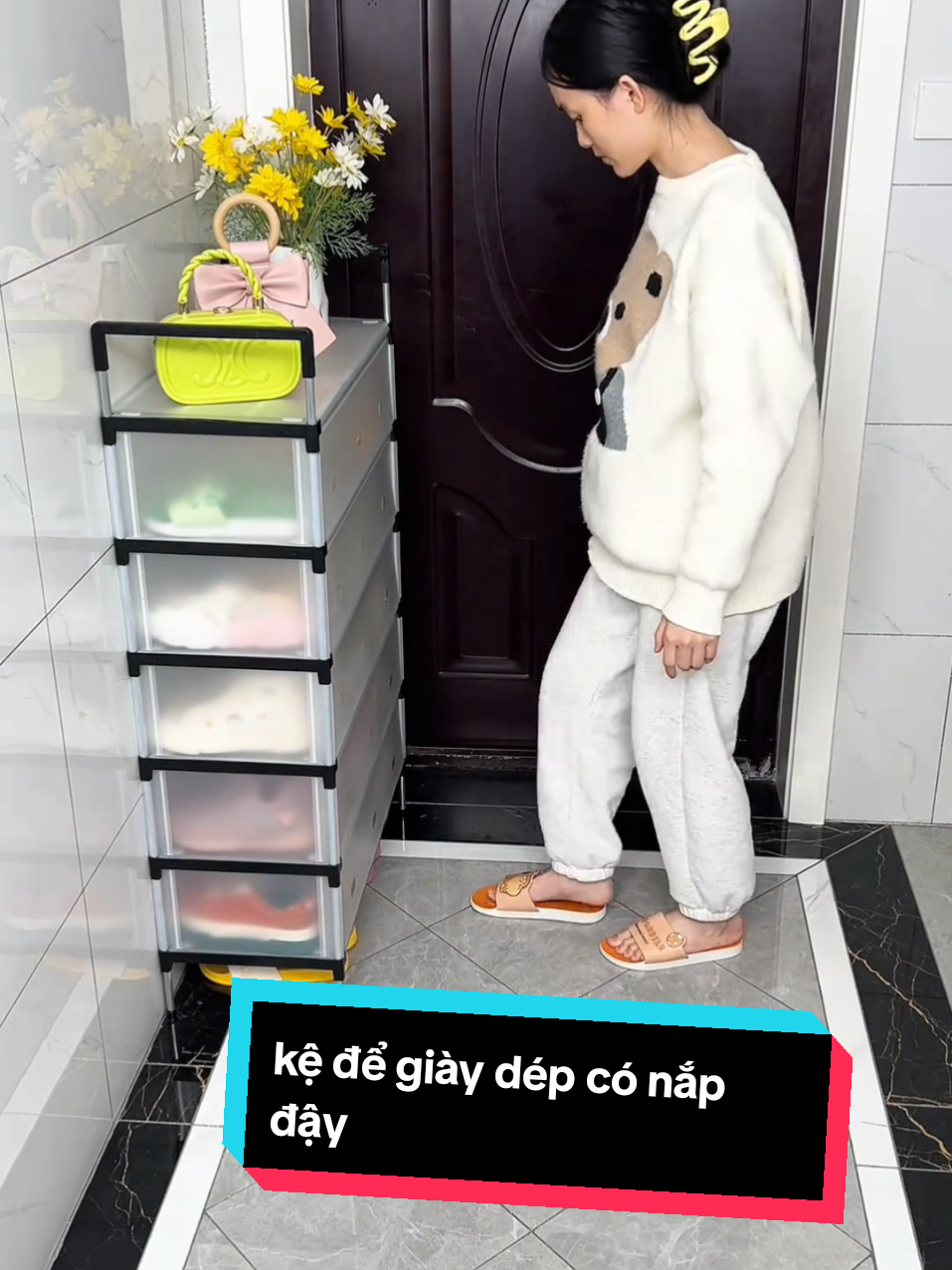 kệ để giày dép 5 tầng trong suốt có nắp đậy #kedegiaydep #kedegiaydepnhieutang #dogiadung #giadungtienich #giadungtienich 