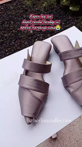 Sandal flat slip on korea model baru kekinian mules wanita heels size 36-40 #sandal #sandalwanita #sandalheels #sandalkekinian #promoguncang1111 