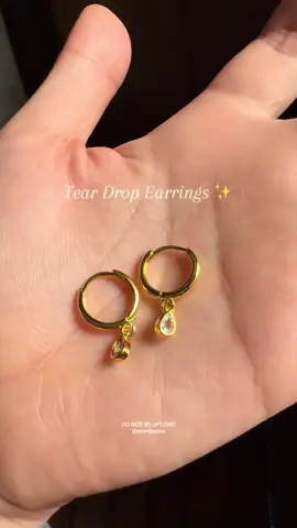Simple yet pretty earrings ✨ #teardropearrings #nontarnishearrings #earringsforwomen #earringslovers #earrings 