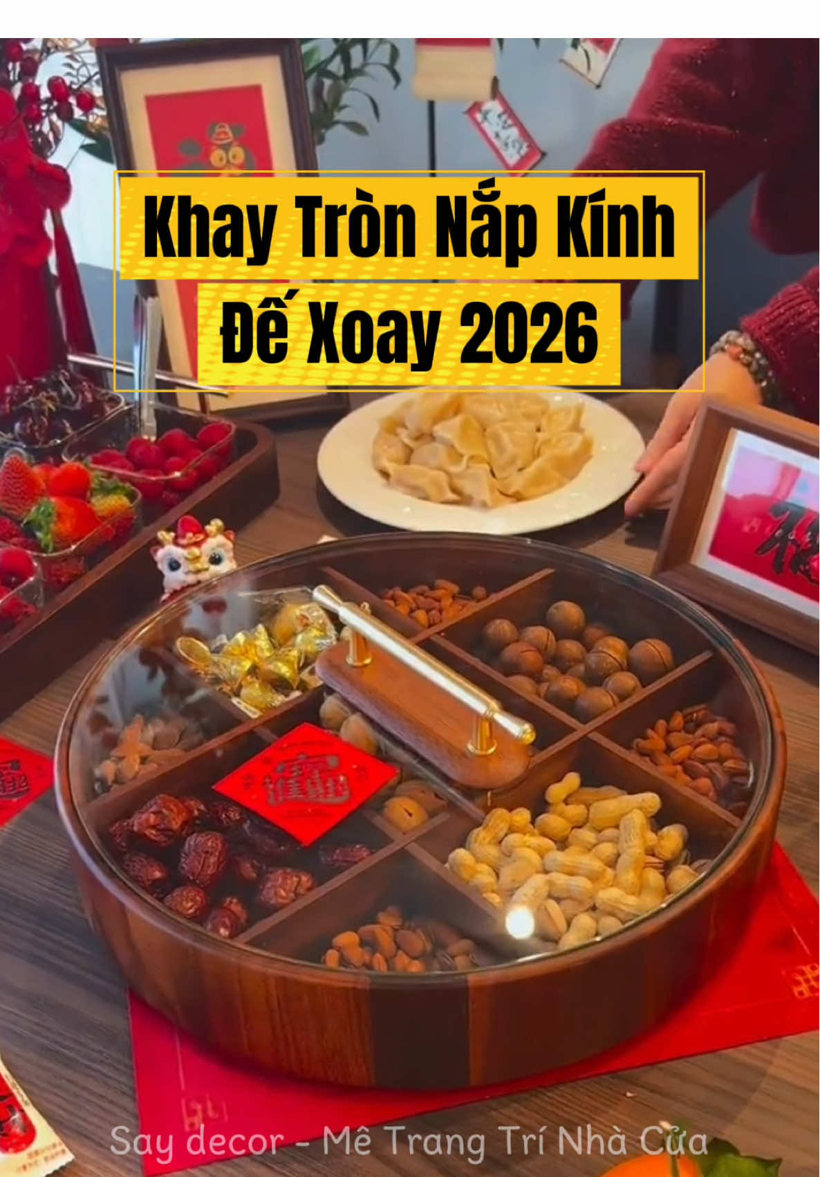 Dù có đi làm ăn xa đến Tết thì phải trở về gia đình nhé mọi người #saydecor #tết #khaymuttet #decor #trangtritet 