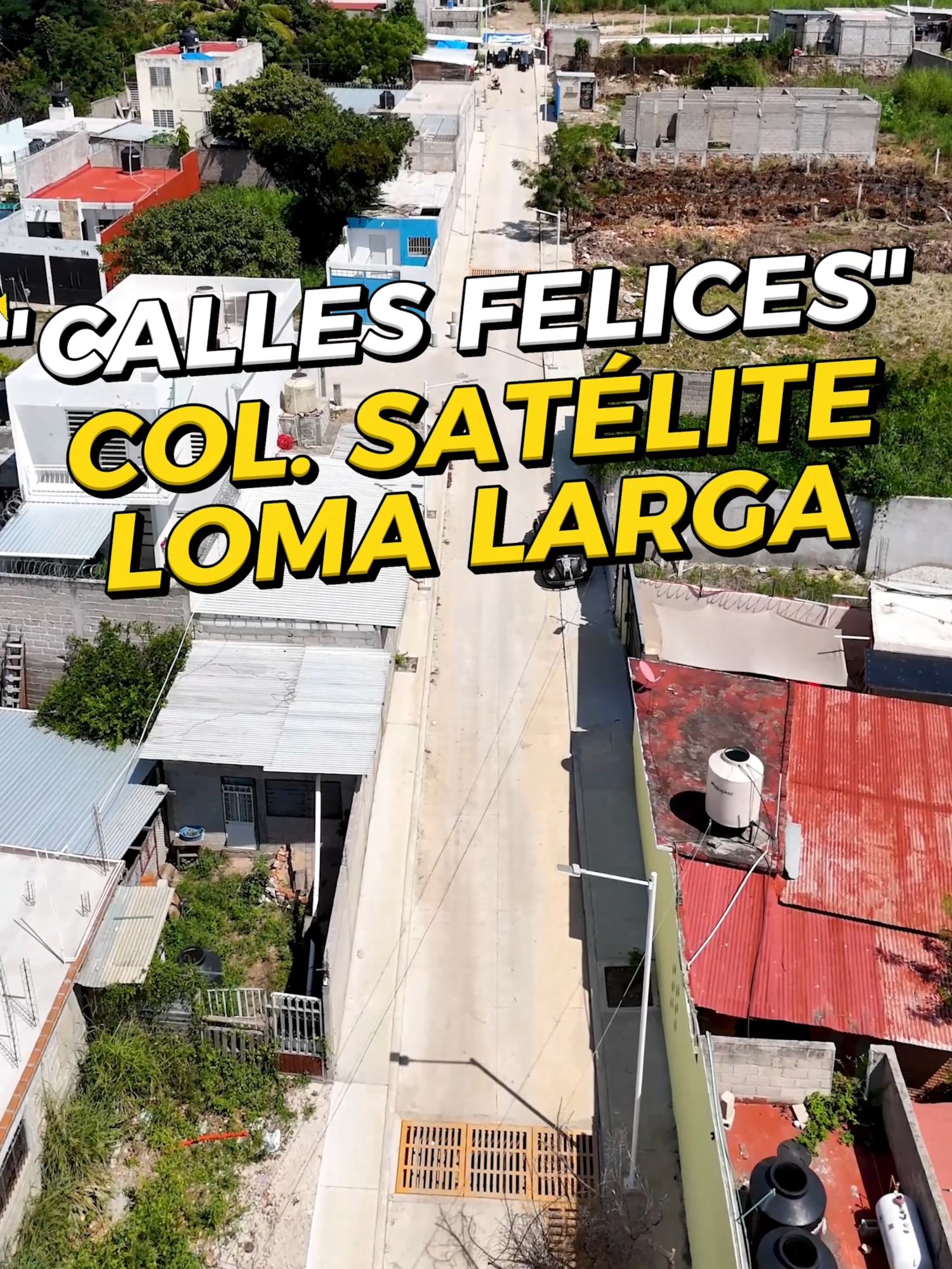 A través del programa Calles Felices, la Colonia Satélite Lomas Larga experimenta una renovación significativa, con calles más seguras, accesibles y en mejores condiciones para sus habitantes. #TuxtlaGutierrezChiapas #quévivatuxtla