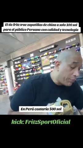 zapatilla a 100 sol#fritzsport #kickperu💚 #fyp #zapatillas #peru 