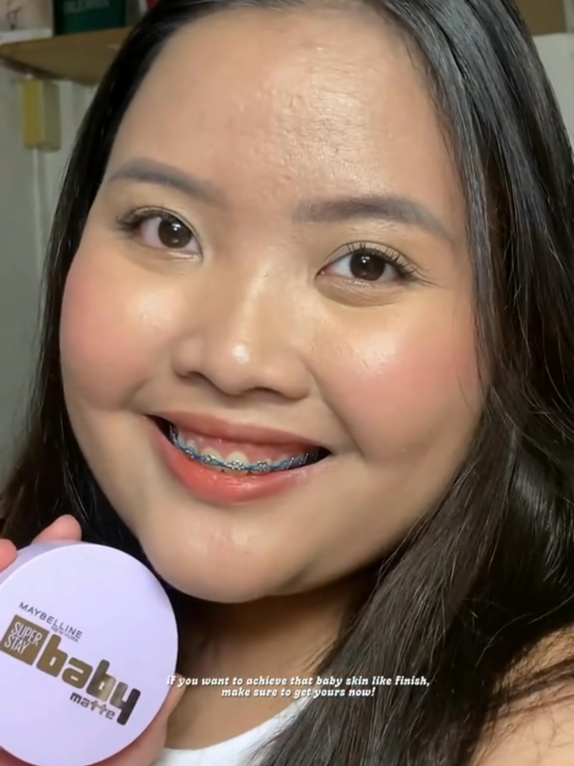 Tell them it’s the cushion. ✨ Superstay Baby Matte Cushion = baby-smooth skin, zero pores, all confidence. Longwear and gentle on skin. Get yours now for as low as ₱579 on TikTok Shop! @alliah_czerine #MaybellinePH #SuperstayBabyMatte #MaybellineTapTapbaby