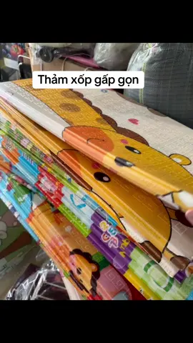 Thảm xốp gấp gọn 2 mặt đa màu sắc hình xinh xắn #thamxop #thamxopgapgon 