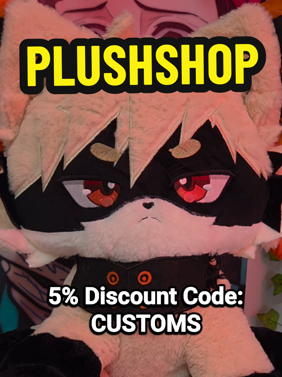 Hi. I'm Bakugo-Meow. Black Friday is just around the corner. Pick your plushie today at @Plushshop_Official  @Plushshop_Anime 