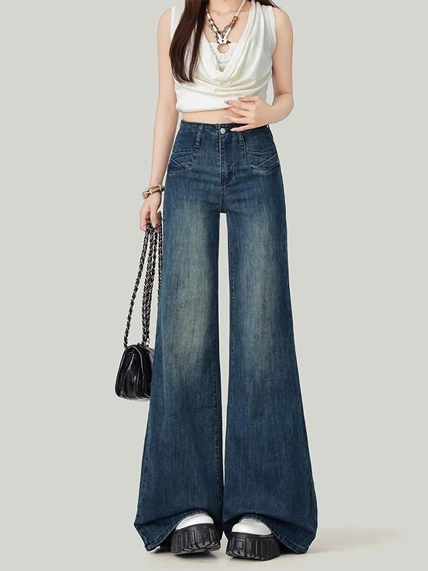 Retro wide-leg jeans#OOTD #jeansmurah #jeans #pants #Fashion #jeanshighwaist #fypage #fyppppppppppppppppppppppp #widejeans #fypシ゚viral🖤tiktok #baggyjeans #fyp #baggypants #loosepants #loosejeans #pantsrecommendation #loosejeanshighwaist #hotgir