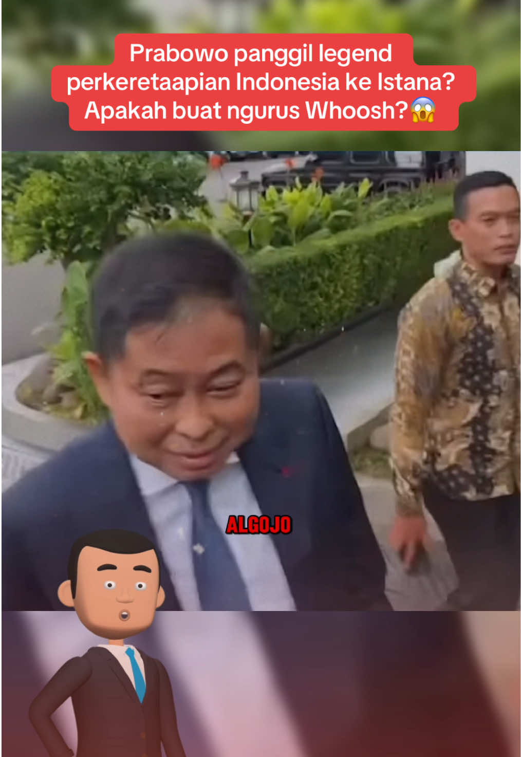 Presiden Prabowo Subianto panggil Eks Dirut PT KAI, Ignasius Jonan ke Istana! Kira kira buat apa nih Jonan dipanggil Pak Prabowo? Apakah buat membahas soal drama Kereta Cepat Jakarta-Bandung atau Whoosh?😱 #prabowo #ignasiusjonan #ptkaiindonesia #whoosh #keretaapiindonesia 