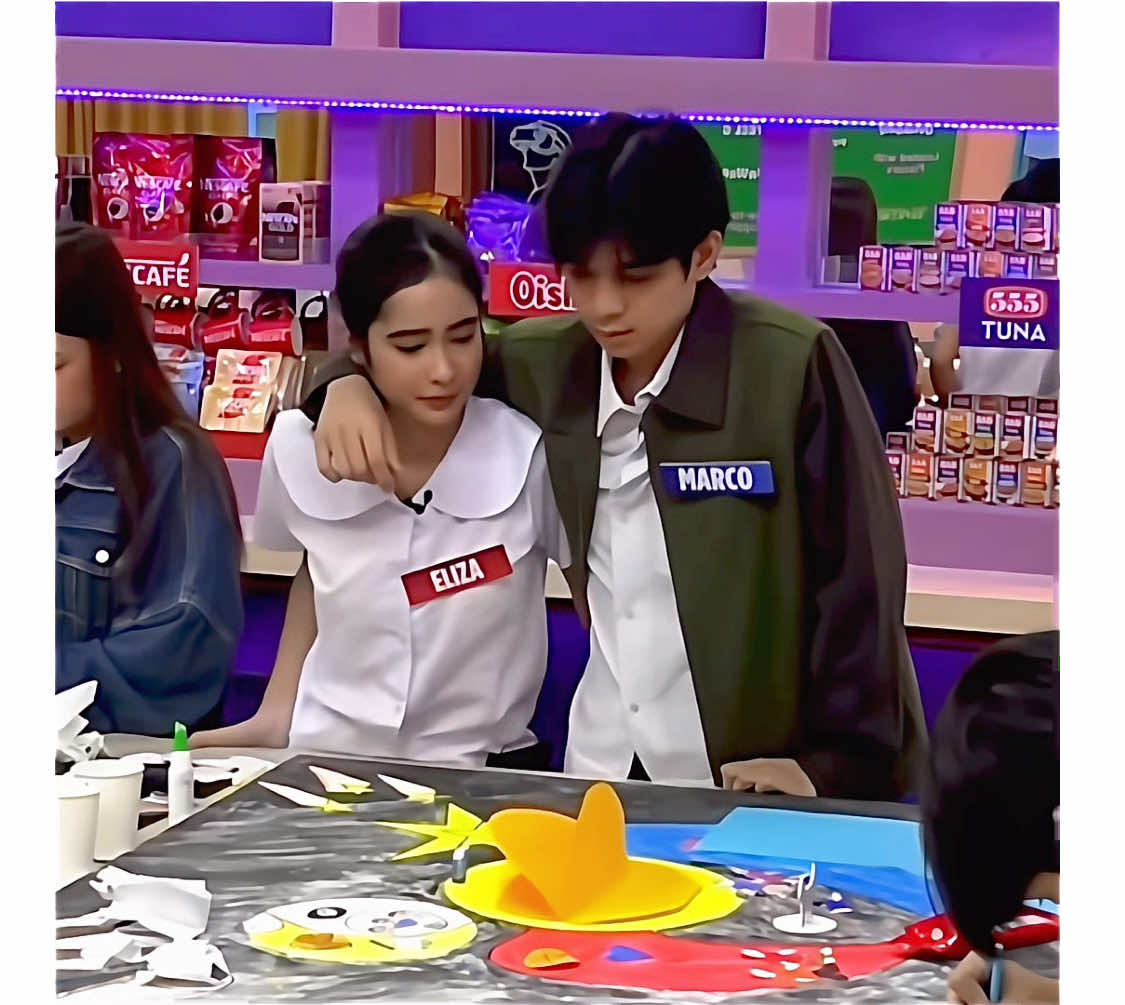 mag kaibigan “daw” sila #elico #marcomasa #elizaborromeo #pbbcollab #fyp 