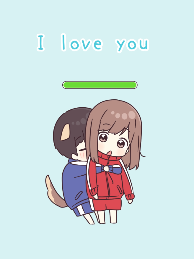 充電中、、🔋 #ジャージカップル  #ジャージちゃん  #ジャージくん  #anime  #animation 