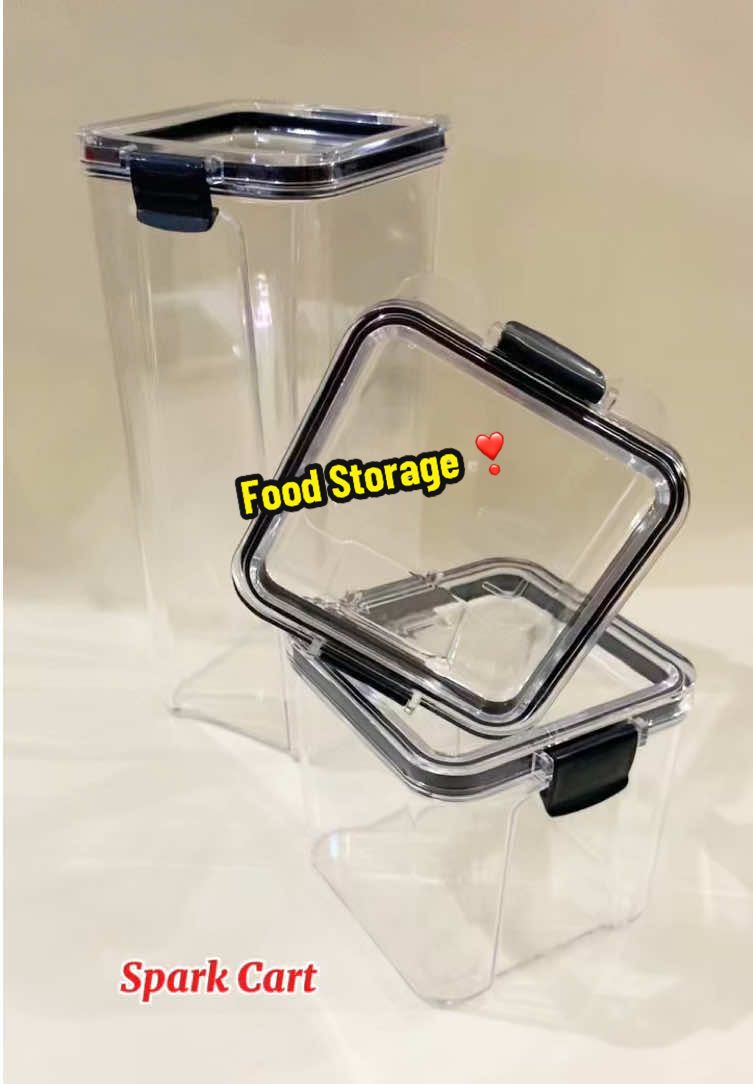 460/700/1800ml Airtight Food Storage Container with Easy Lock Lids #fyp #food #storage #container #airtightcontainer 