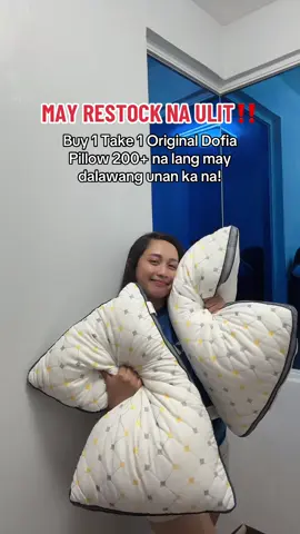 Malambot , busog lusog ang ating original dofia Pillow! Yes buy 1 Take 1 pa din! #dofiapillow #buy1take1 #buy1take1pillow #budolfinds #trending 
