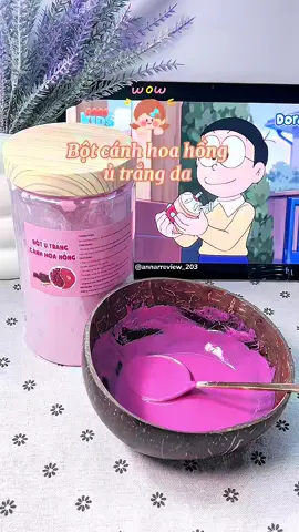 Bột cánh hoa hồng ủ trắng da #bothoahong #utrang #tamtrangtainha #botutrangthiennhien #botutrang 