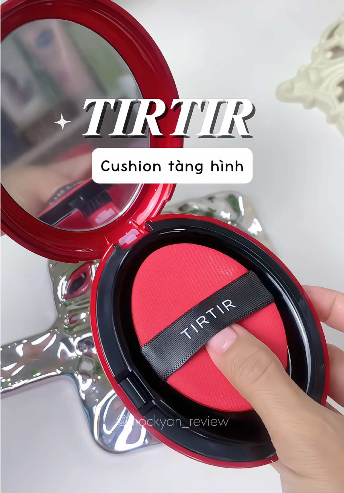 Cushion trứng đỏ đang viral Mỹ , Hàn, Nhật ... #tirtir #cushiontirtir #redcushion #halago #mockyan 
