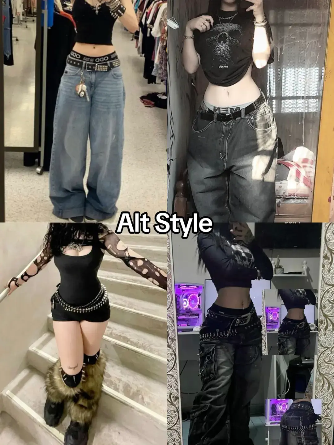 Scrivetemi nei commenti se manca qualcosa👌🏼🖤 #outfit #AltSoftHippieMaranza #gothGoblinRoyal #GyuriSyuberpunkMetal #AskAnimeSwagStreetweear 