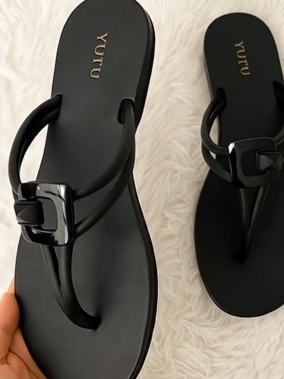 sandal jepit import wanita model tali tengah #hambaygbersssabar #fyppppppppp 