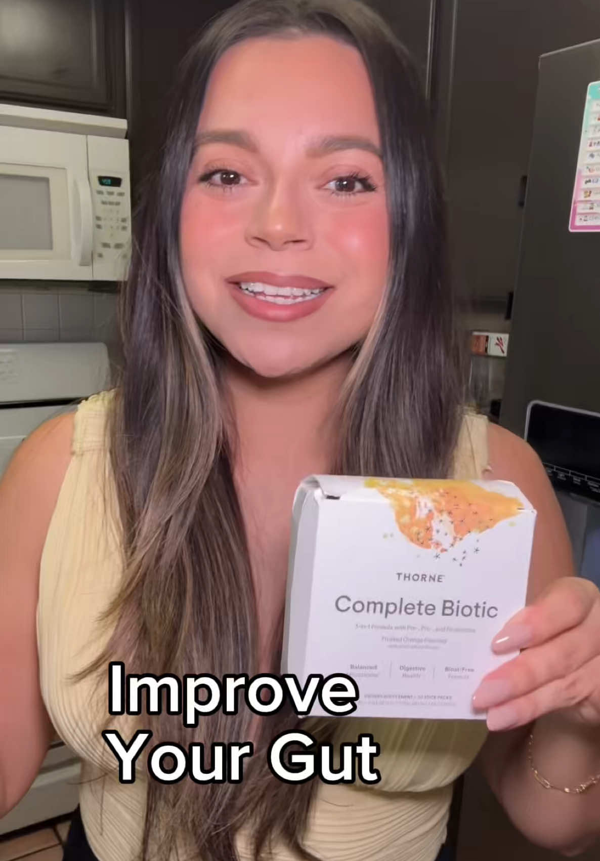 Gut health but make it ✨complete✨ — this 3-in-1 formula gives you pre-, pro-, and postbiotics to keep everything balanced and happy from the inside out 💕 #ThorneWellness #GutHealthJourney #DailyWellness #ProbioticSupport #HealthyHabits