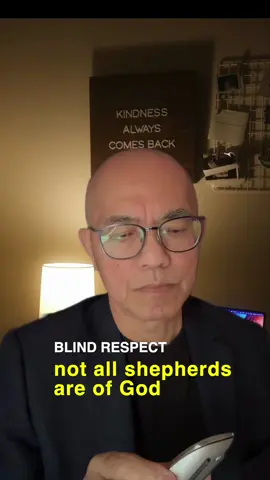 We are called to follow truth not positions or titles. #pastors 