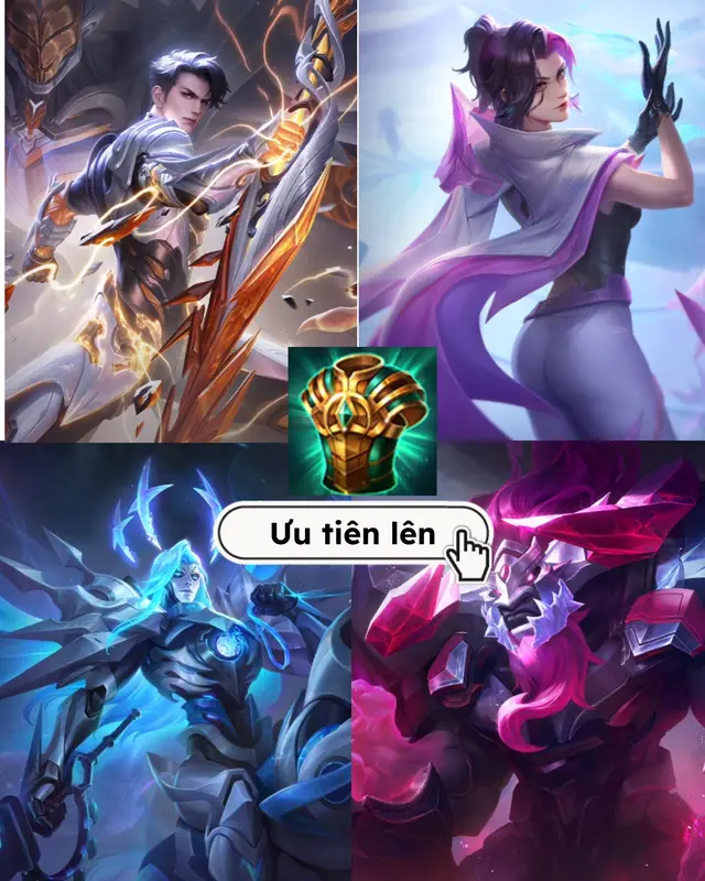 Trang bị trấn phái khi chơi các tướng #lienquanmobile #hotmeta #leorank #buildlienquan #creatortiemnang 