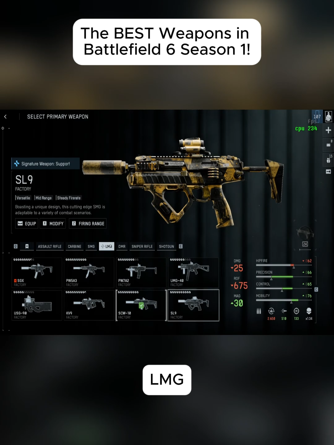 #goviral #tiktokvirall #fyp #howto #battlefield6 #battlefield #newguns #weapons #update