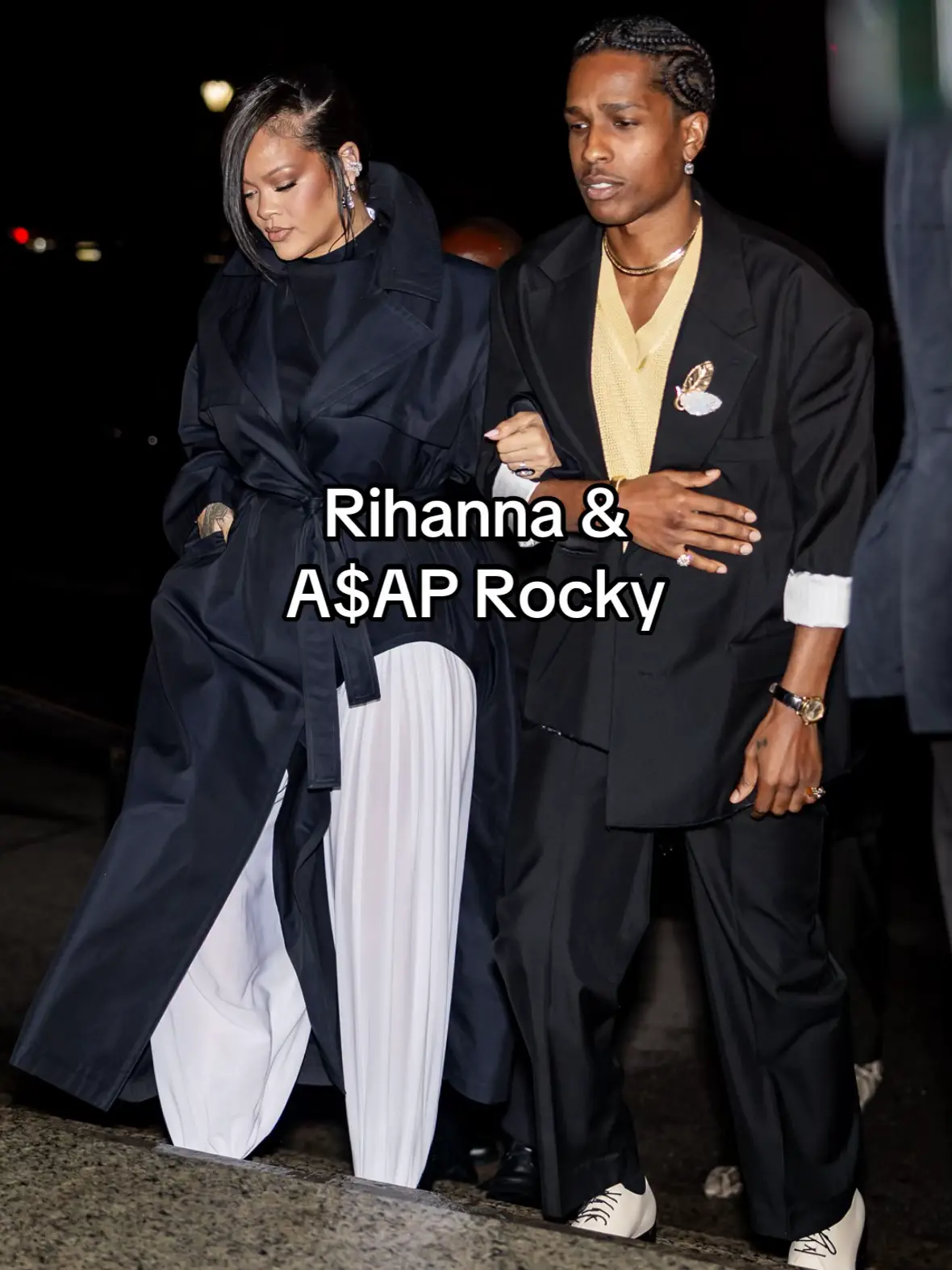 @Rihanna and @A$AP ROCKY arrived at the #cfda awards 2025 in NYC, where A$AP received the Style Icon Award. #voguegermany #rihanna #asaprocky #riri (Photos: Getty Images)