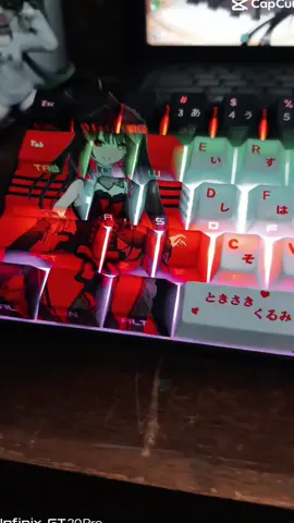 anjjjay✋🥶🤚#fypシ゚ #kurumitokisaki #keyboardmechanical #setupgaming 