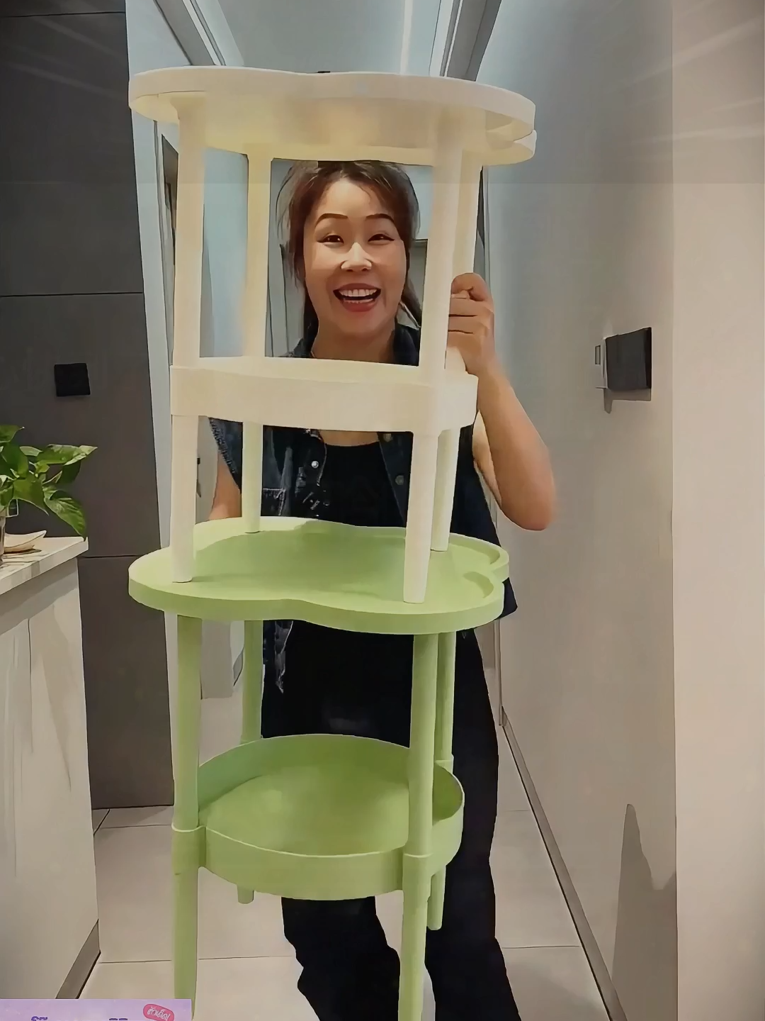 โต๊ะข้างโซฟา 2 ชั้น 89.- บาท #โต๊ะ #โต๊ะวางของ #ชั้นวางของ #ชั้นวางของอเนกประสงค์ #โต๊ะข้างเตียง #โต๊ะข้างโซฟา #โต๊ะมินิมอล