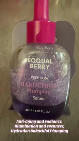 Equal Berry Bakuchiol Serum.     Anti-aging and radiance, Illumination and evenness, Hydration Bakuchiol Plumping 🩷#beauty #healthyskincare 