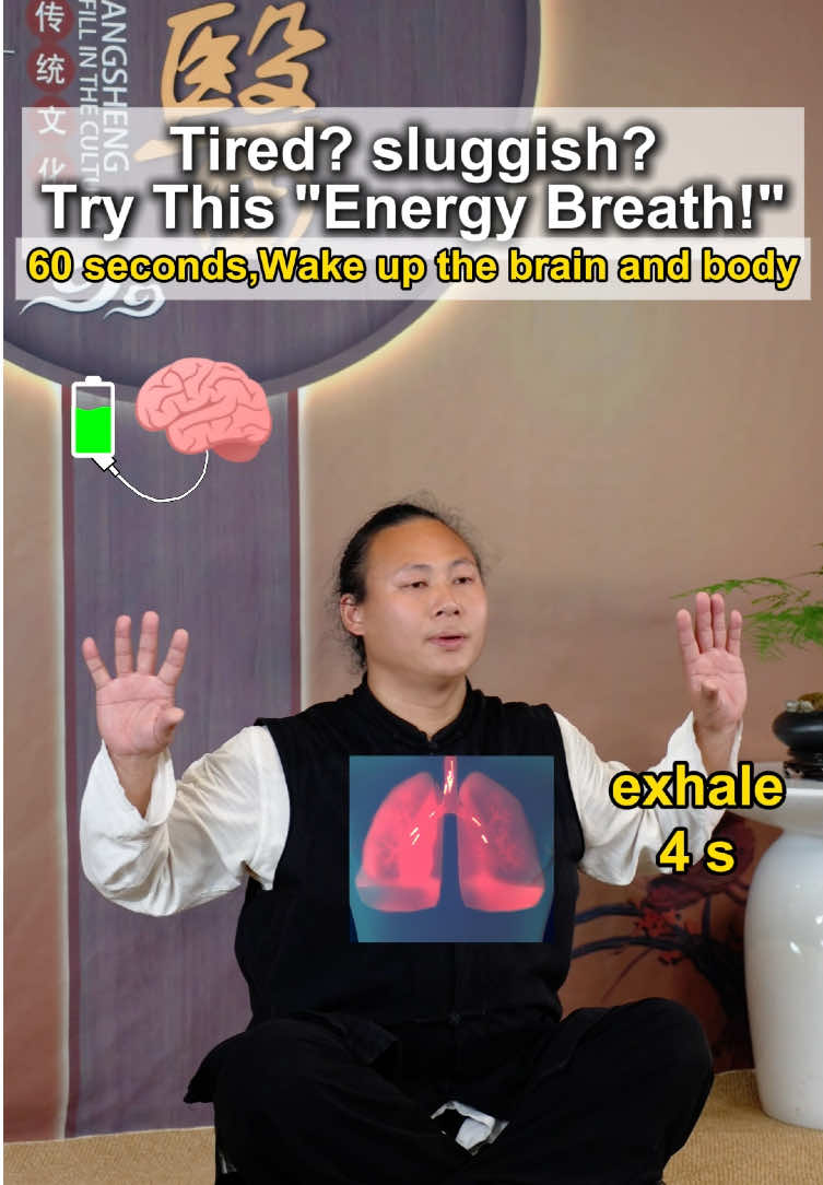 Sluggish Body, Foggy Mind? Do This 30-Second “Oxygen Recharge Breath!” #wellness #breathe #healing #antiaging #recharge 