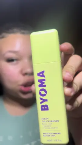 @byoma milky oil cleanser. Definitely a staple for me. #fyp #foryou #glowyskin #skincare #skincareaddict 