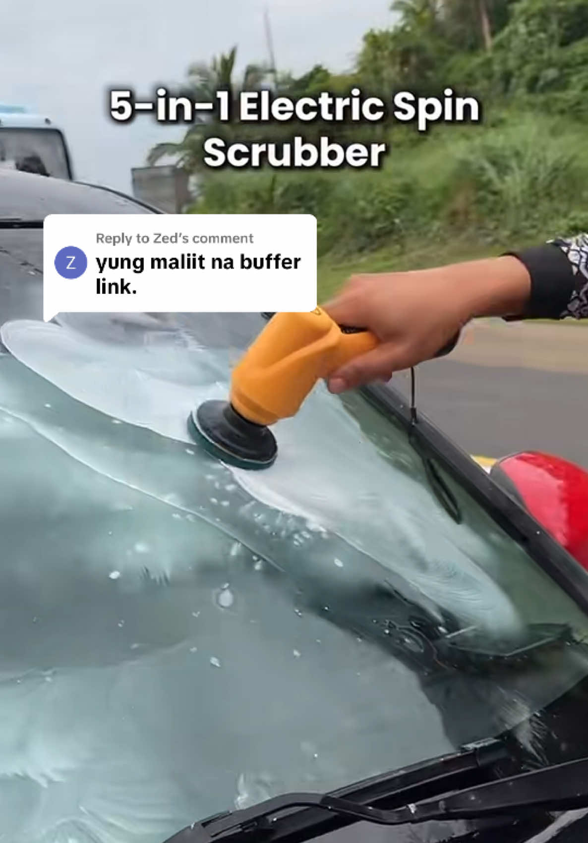 Replying to @Zed Multi-purpose Electric Spin Scrubber- pwedi kahit saan #carbuffer #caressentials #carhacks #tiktokbudol #budolfinds 